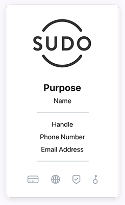 Sudo card example